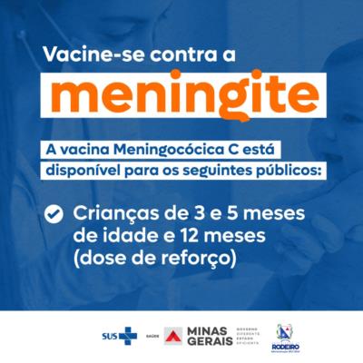 VACINAÇÃO CONTRA A MENINGITE C