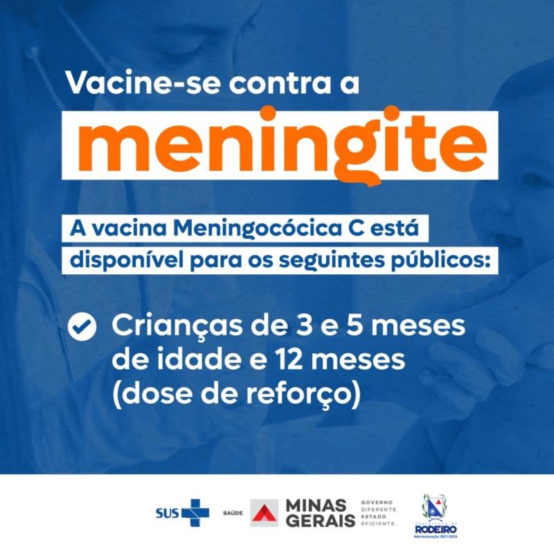 VACINAÇÃO CONTRA A MENINGITE C