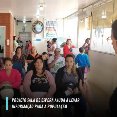 Projeto Sala de Espera ajuda a levar informação para a população