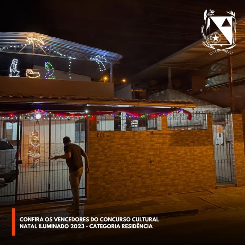 Confira os vencedores do Concurso Cultural Natal Iluminado 2023 - Categoria Residência