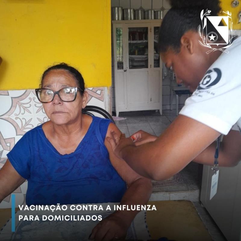 Vacinação contra a influenza para domiciliados