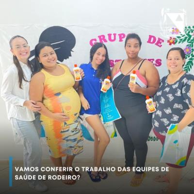 Vamos conferir o trabalho das equipes de sáude de Rodeiro?
