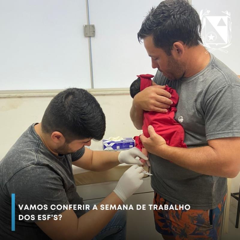 Vamos conferir a semana de trabalho dos ESF'S?