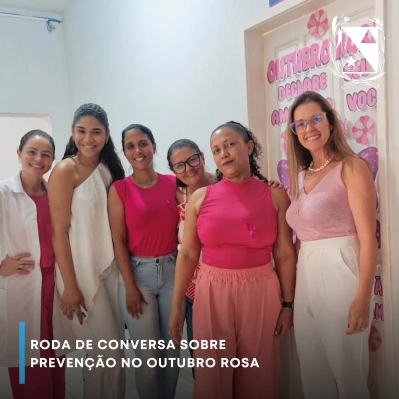 Roda de conversa sobre prevenção do Outubro Rosa