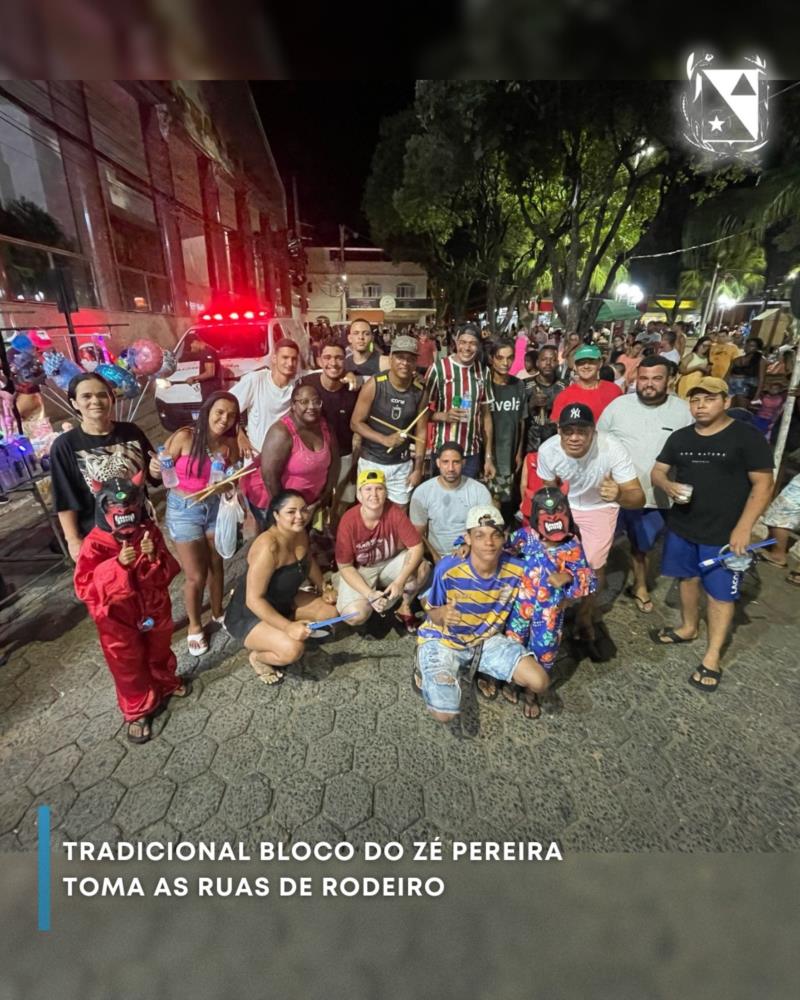 Bloco do Zé Pereira: Patrimônio Cultural Imaterial de Rodeiro!