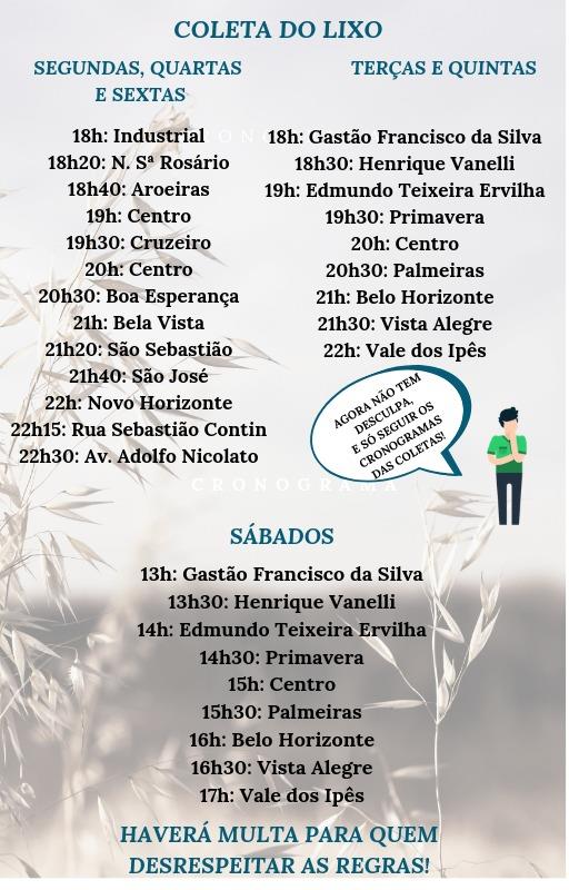 Confira os dias e horários da coleta de lixo durante o feriado de Páscoa