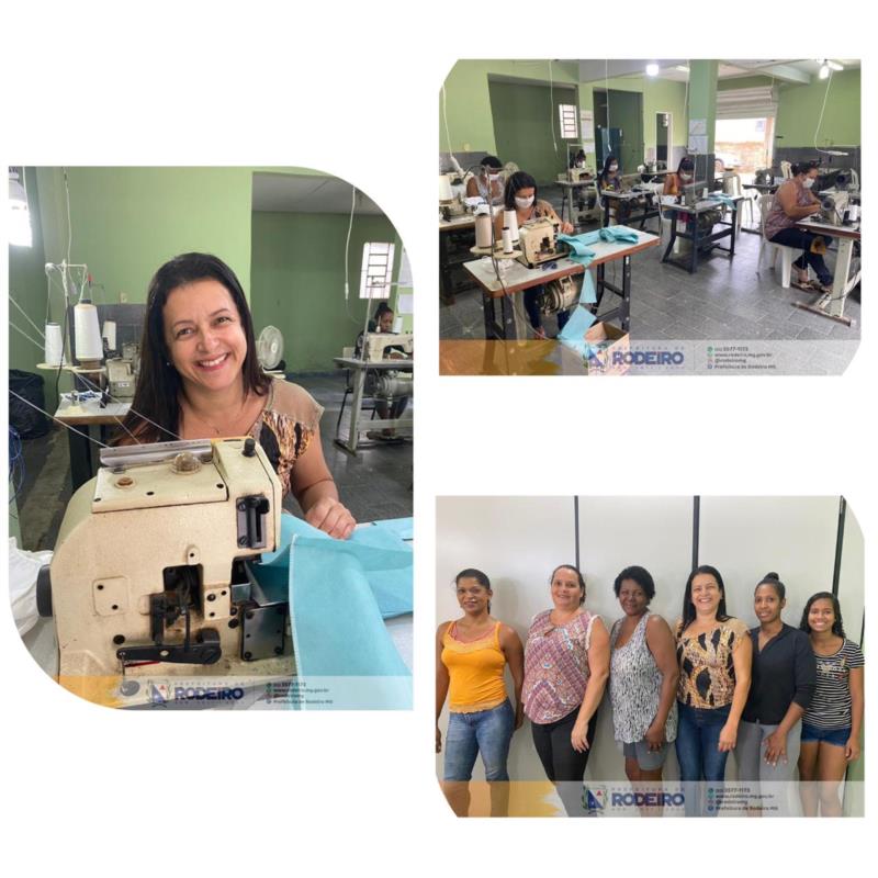 Ação de solidariedade: monitora do CRAS e voluntárias se unem para confecção de equipamentos de proteção para profissionais de saúde