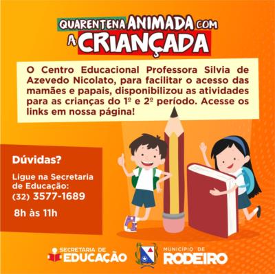 Quarentena animada com a criançada!