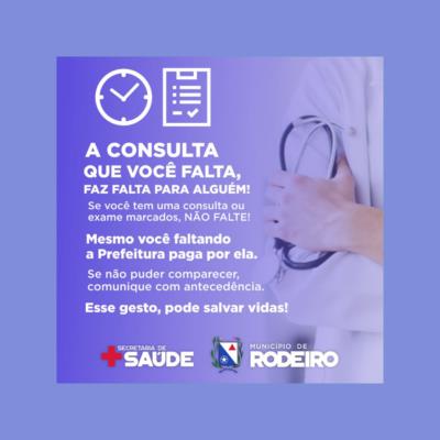 Faltas em consultas médicas agendadas