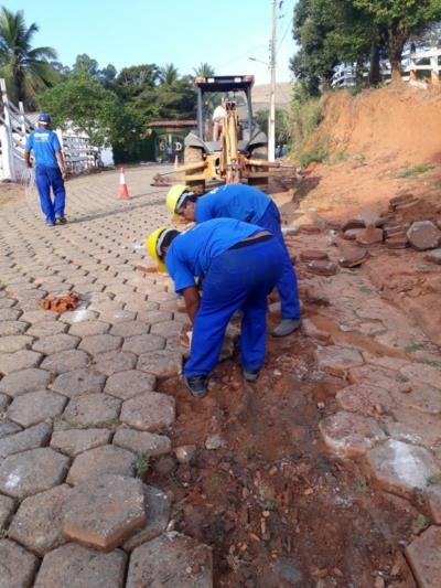 Obras de ampliação de Esgotamento Sanitário a todo vapor