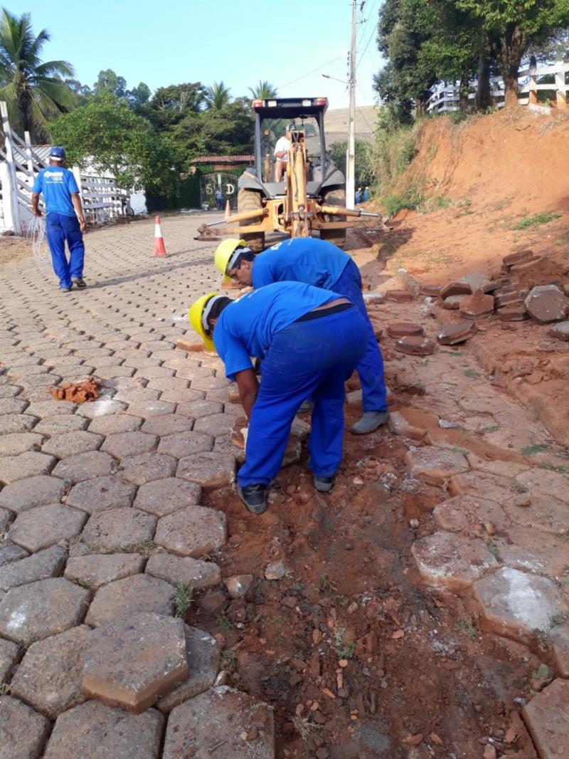 Obras de ampliação de Esgotamento Sanitário a todo vapor