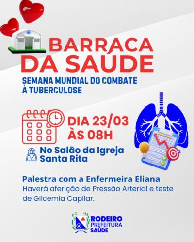 Barraca da Saúde – Semana Mundial de Combate à Tuberculose