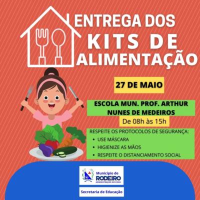 Comunicado para entrega do Kit Alimentação