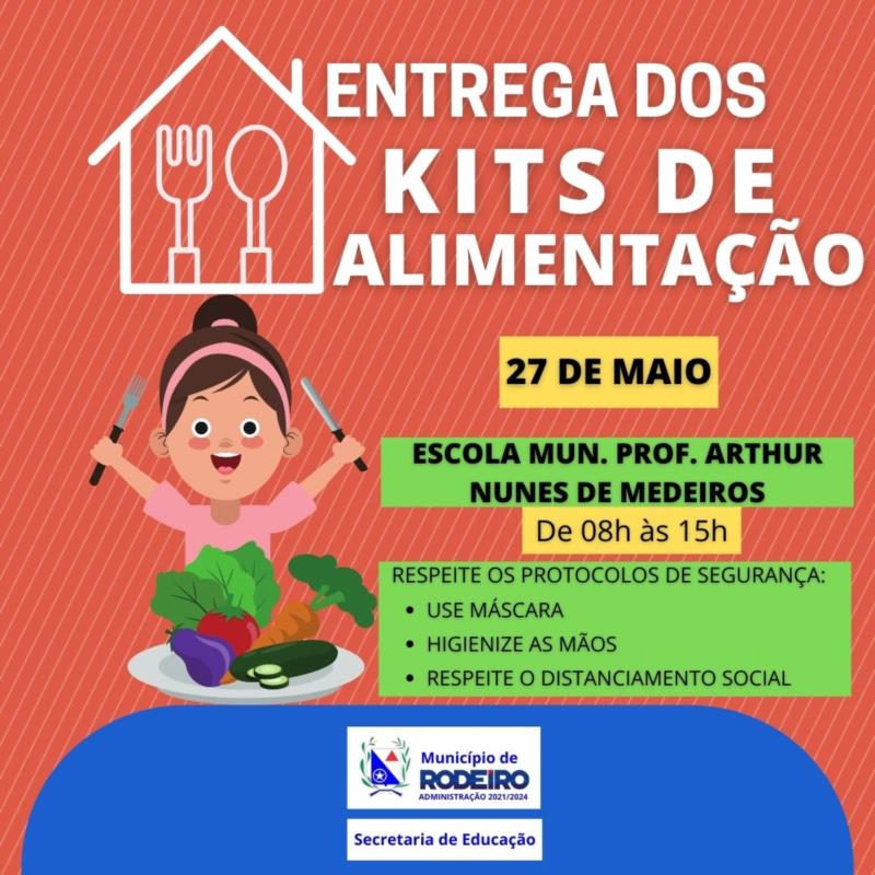 Comunicado para entrega do Kit Alimentação