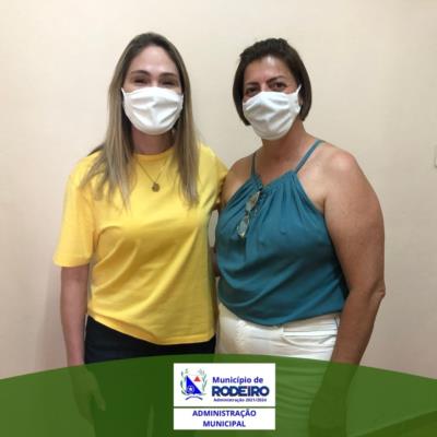 Visita da Deputada Estadual Delegada Sheila em Rodeiro