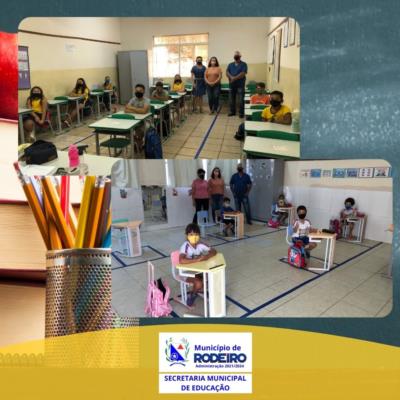 RODEIRO RETORNA AS AULAS PRESENCIAIS DE FORMA GRADUAL E ESCALONADA