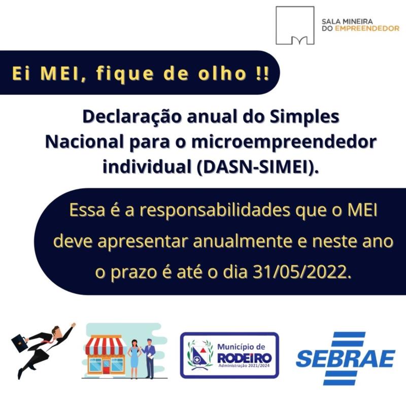 ATENÇÃO MEI: NÃO ESQUEÇA DE FAZER SUA DECLARAÇÃO ANUAL