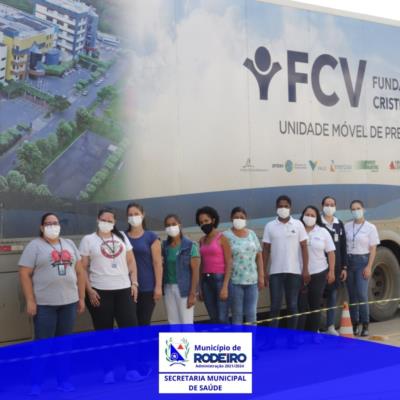 CAMPANHA DE PREVENÇÃO AO CÂNCER EM RODEIRO