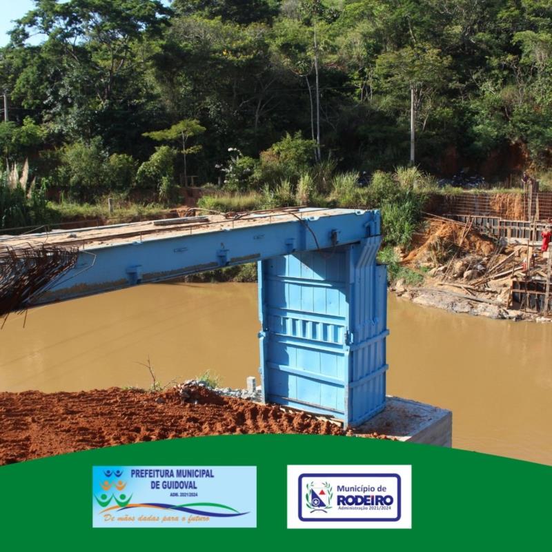 PREFEITURA AVANÇA NA OBRA DE CONSTRUÇÃO SOBRE O RIO XOPOTÓ.